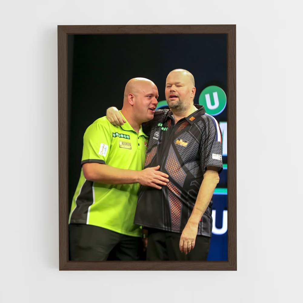 Poster Étreinte Sportive – affiche Fléchettes (vue 5)